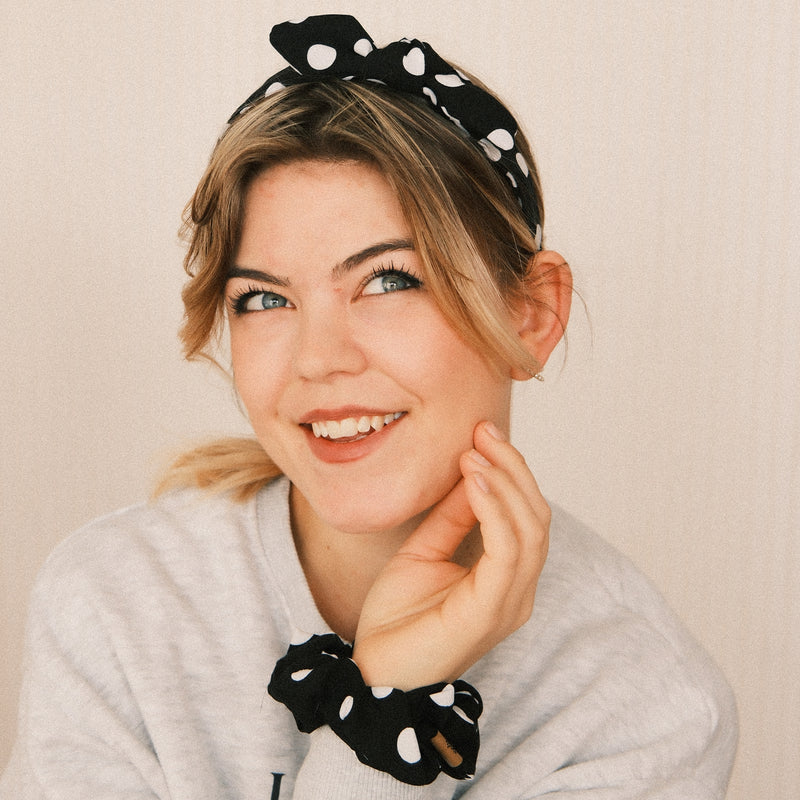 Hedi - Polka Dots Schwarz