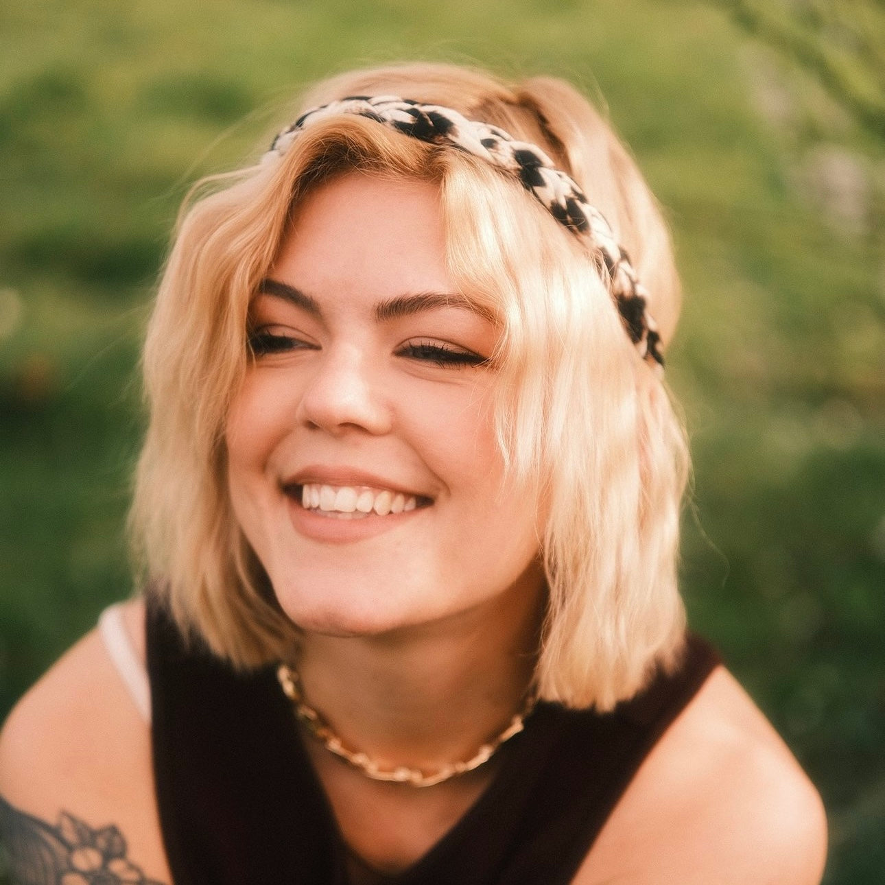 Haarband geflochten oh Leo