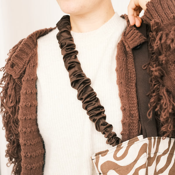 Handykette - Satin Chocolat Brown