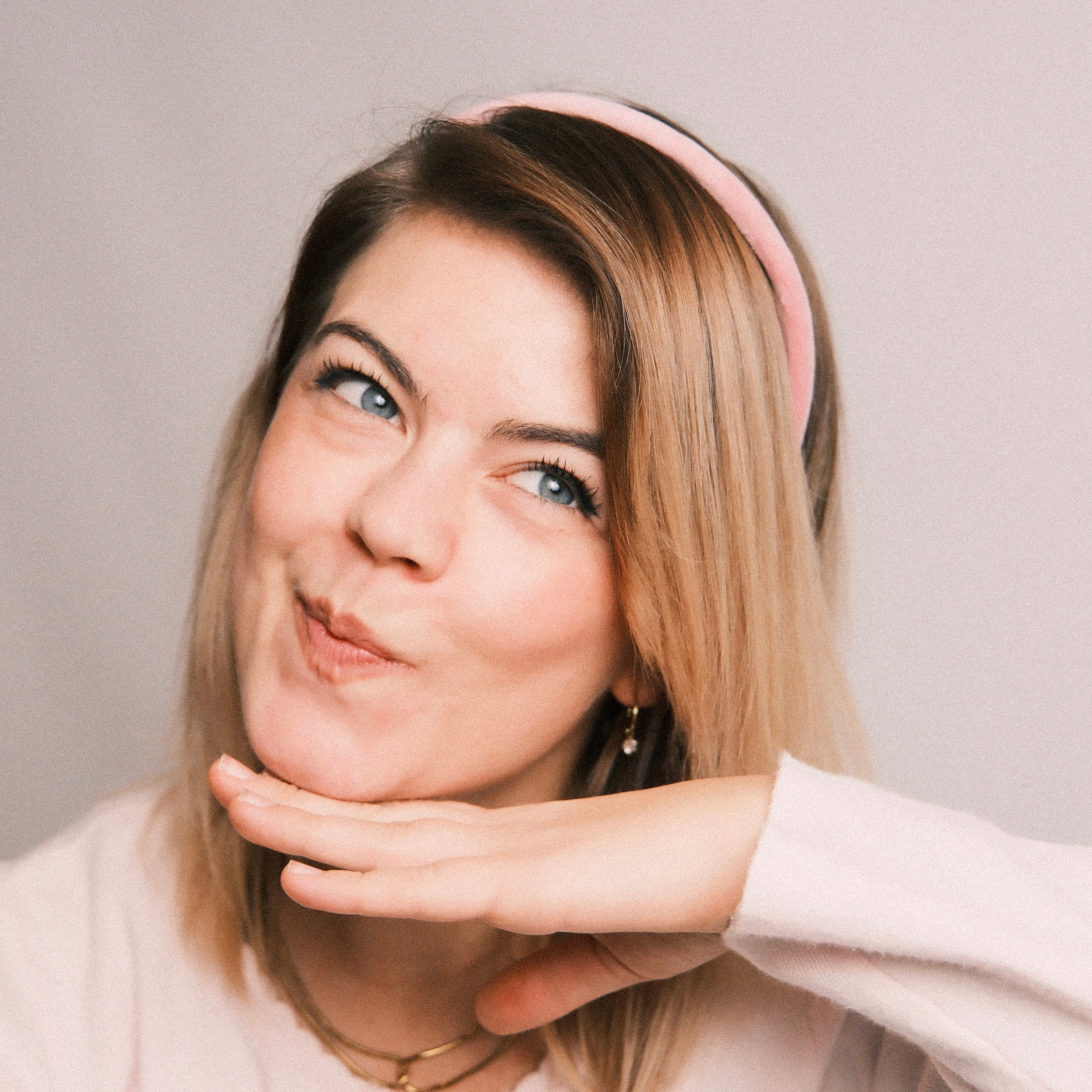 Lina - Samt Puderrosa