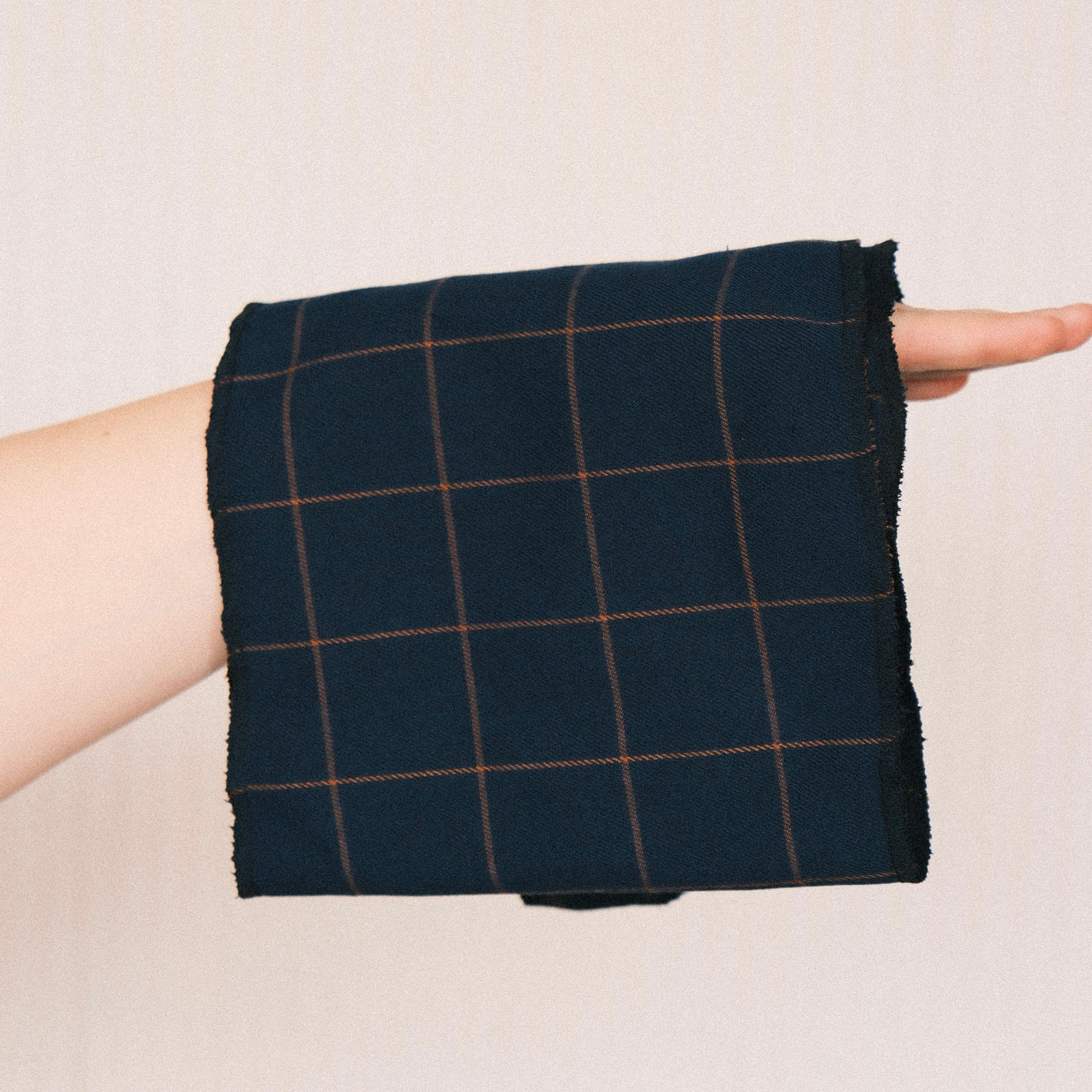 Mikro Schal - XOXO Blau/Braun