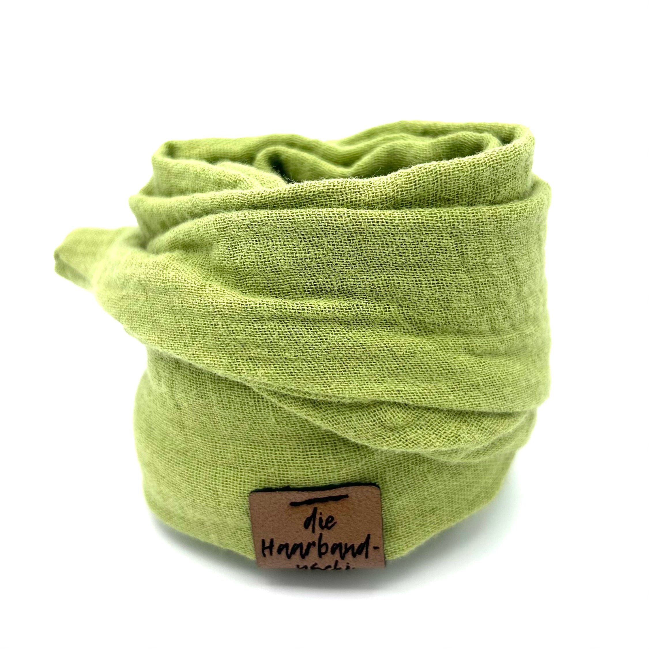 Drahthaarband - Musselin Hellgrün