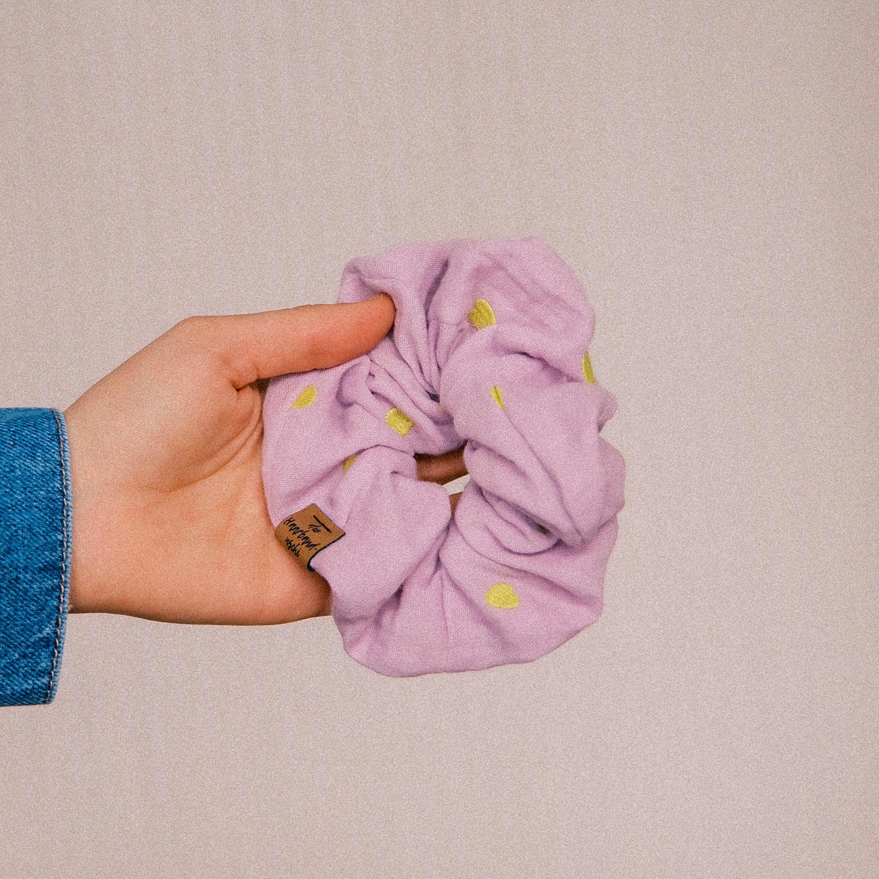 Big Scrunchie - Sunny Heart Flieder