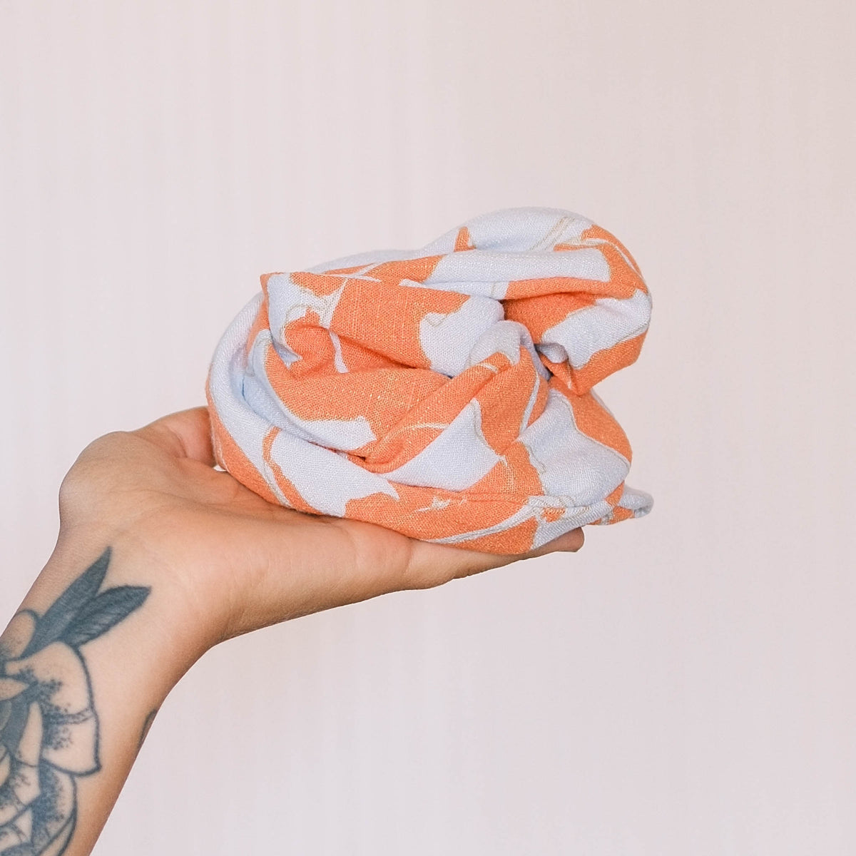 Drahthaarband Breit – Aloha Blau