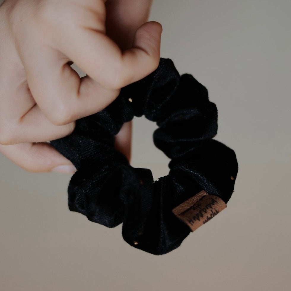 3er Scrunchie Set Leo braun