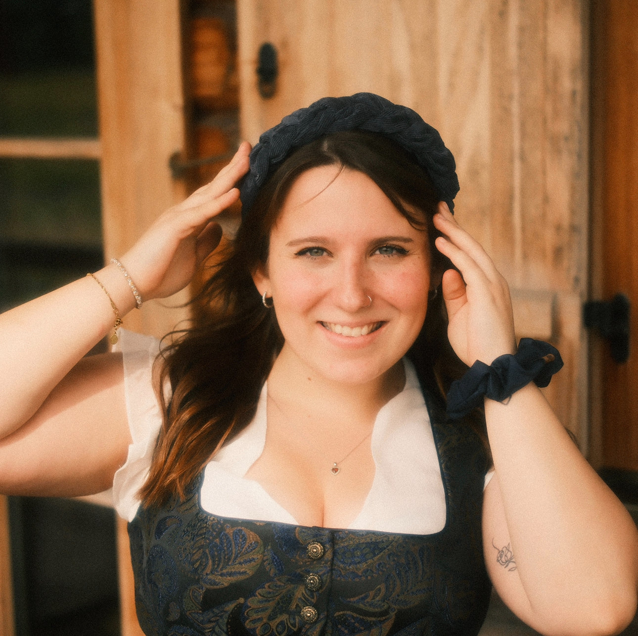Hedda in breit  - Dunkelblau