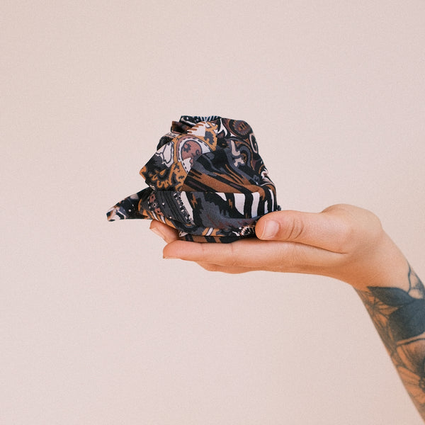 Drahthaarband breit - Bohemian Patchwork