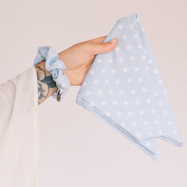Bandana - Dots Hellblau