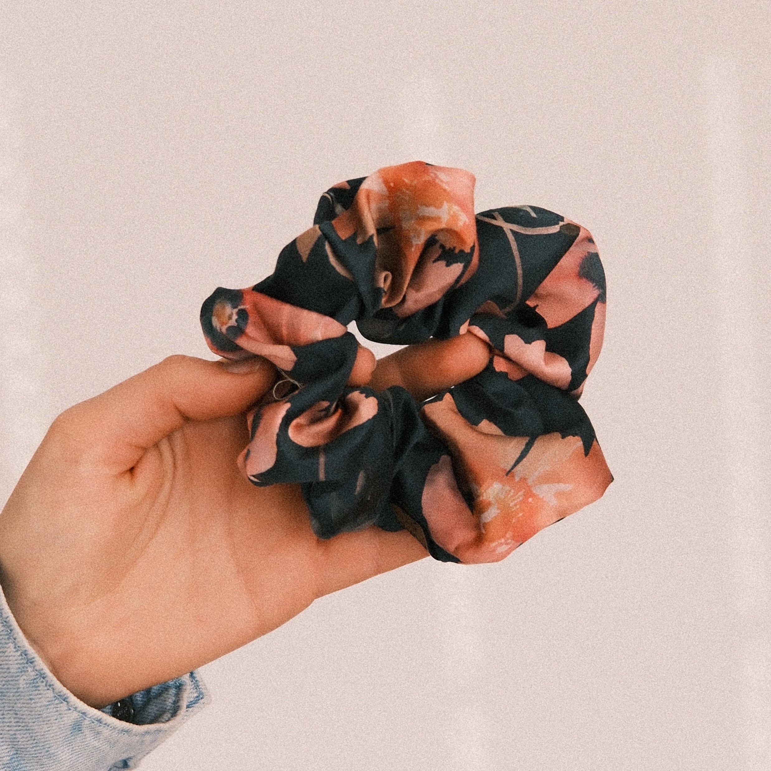 Scrunchie - Blütenzauber Green