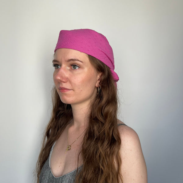 Bandana - Musselin Dots Pink