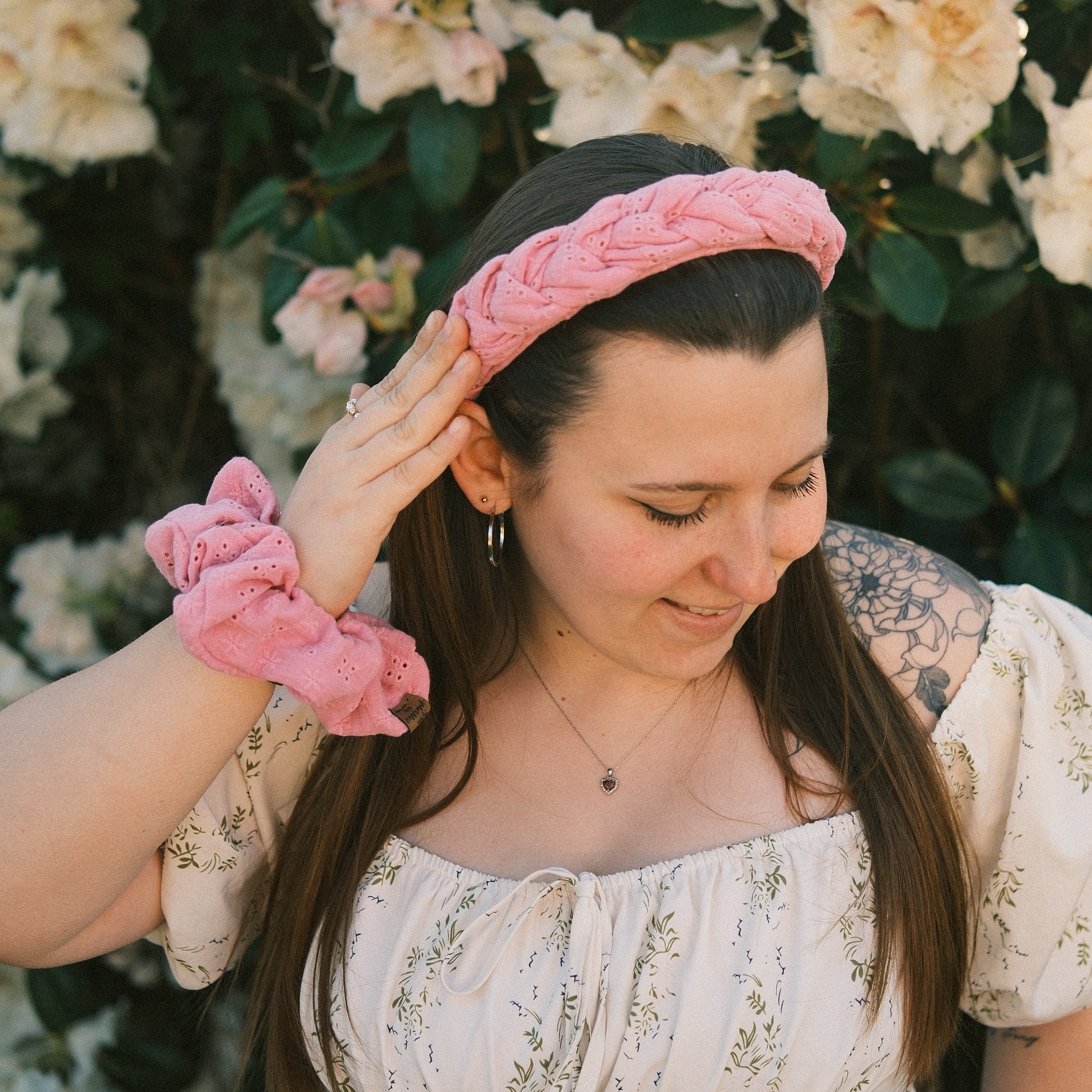 Carlotta in breit - Cotton Dream Rosa