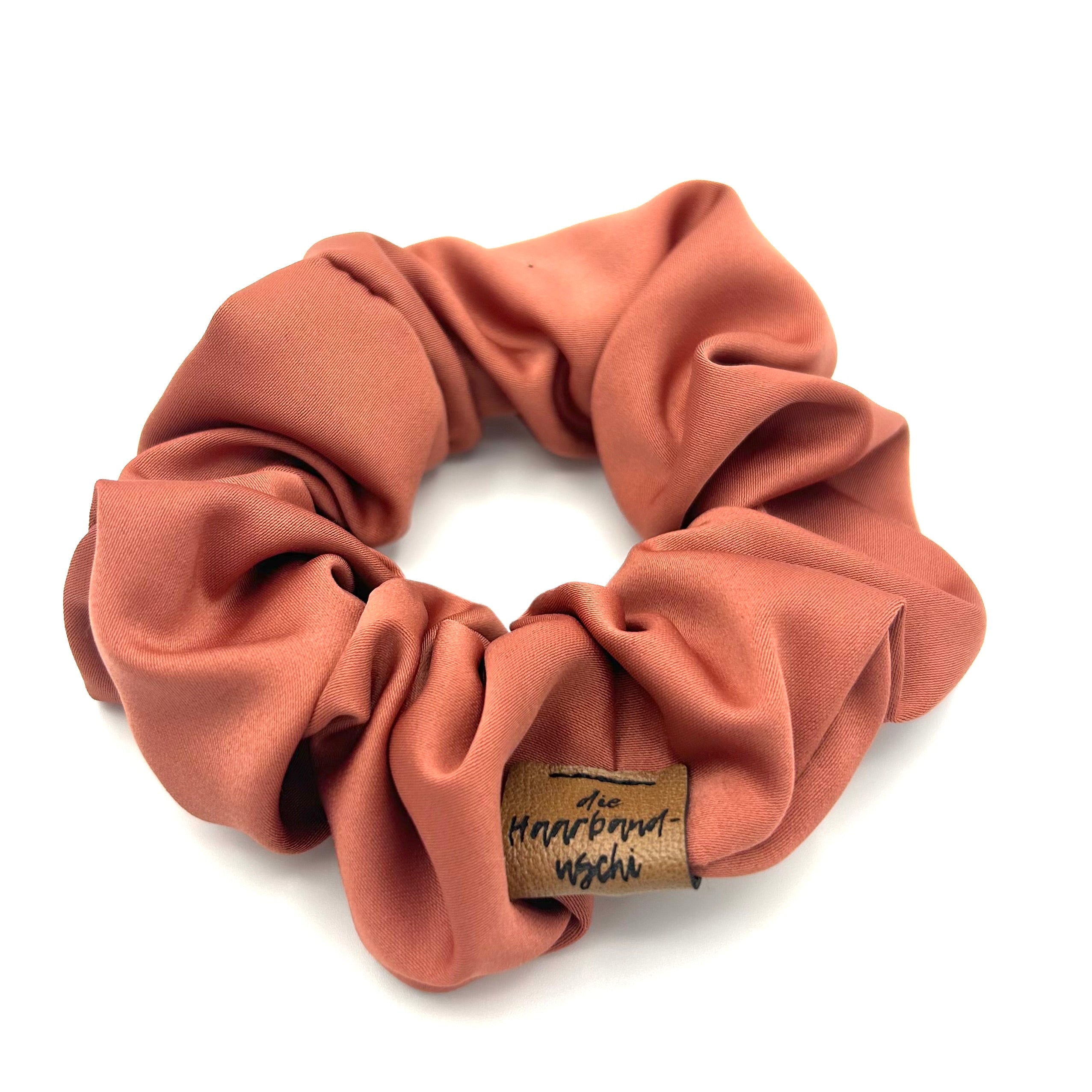 Scrunchie Satin Kupferpfirsich