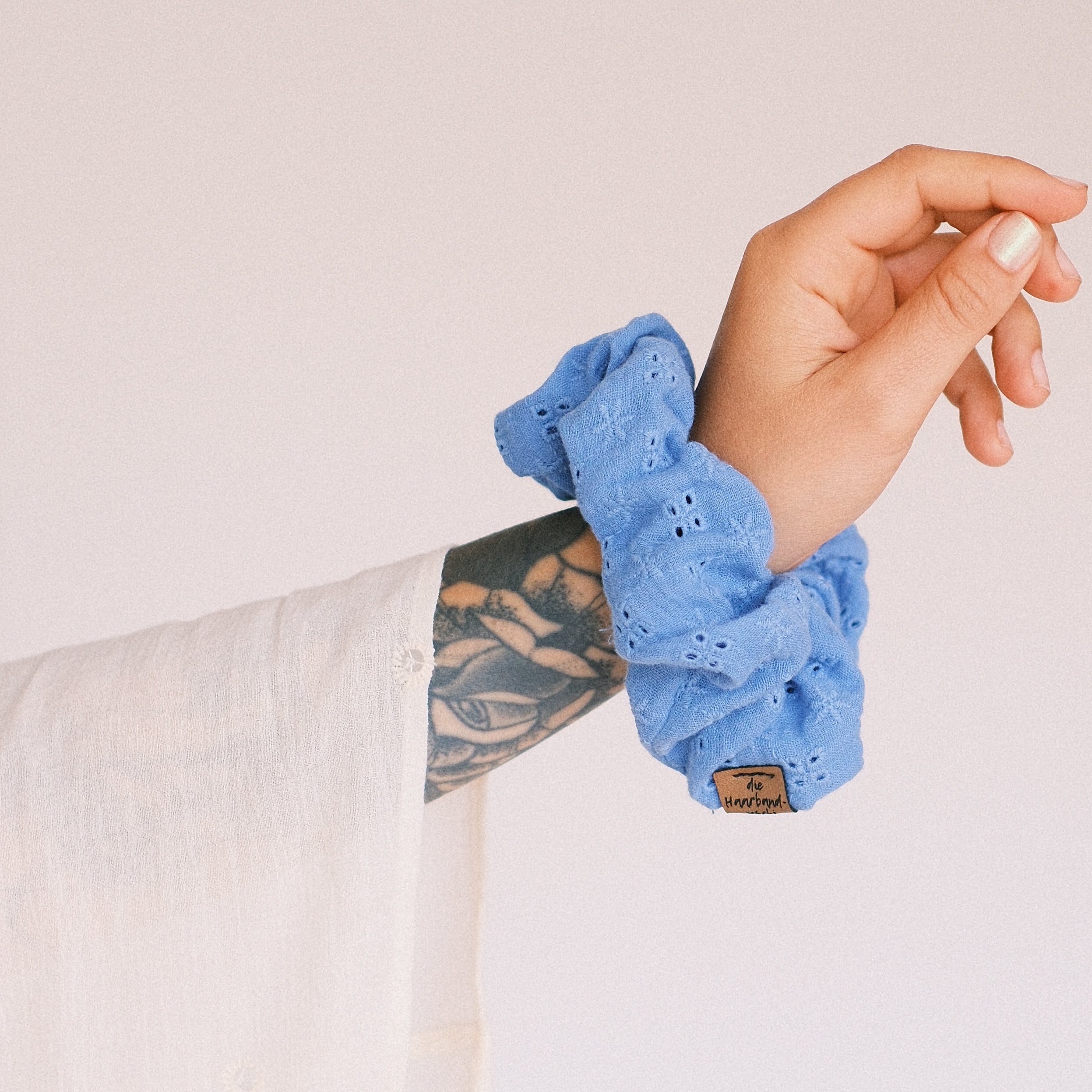 Big Scrunchie - Cotton Dream Blau