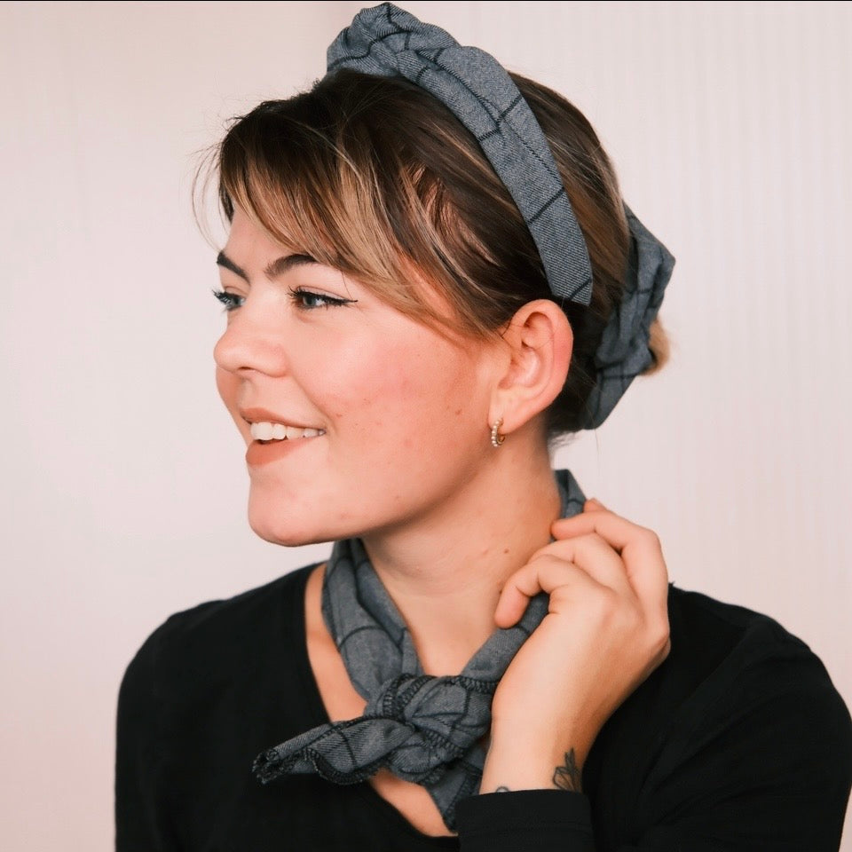 Leyla - XOXO Grau/Schwarz