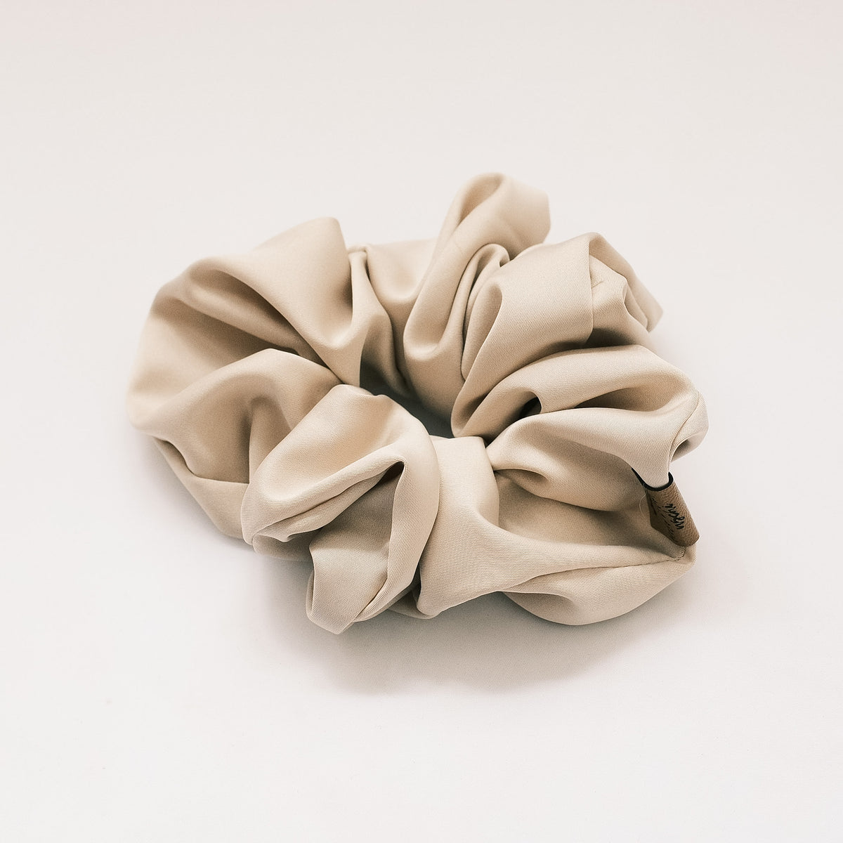 Big Scrunchie - Satin Beige