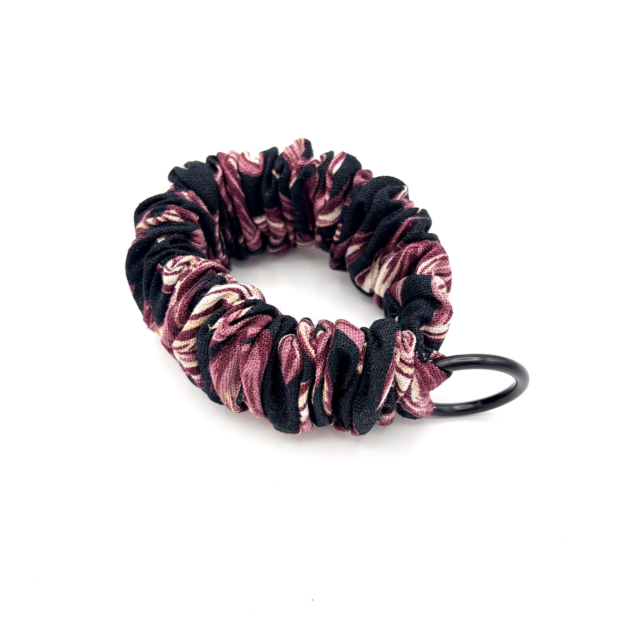 HandyScrunchie – Blattzauber Bordeaux