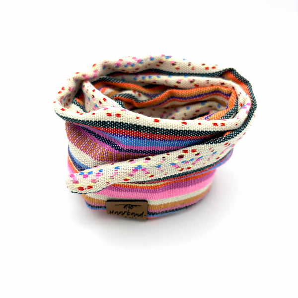 Drahthaarband schmal - Boho Bunt