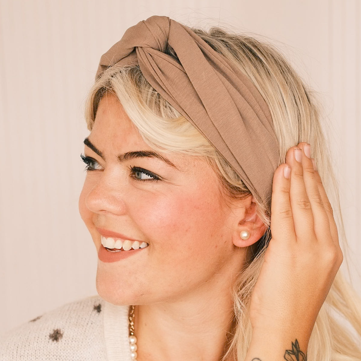 Drahthaarband breit - Dünenbeige