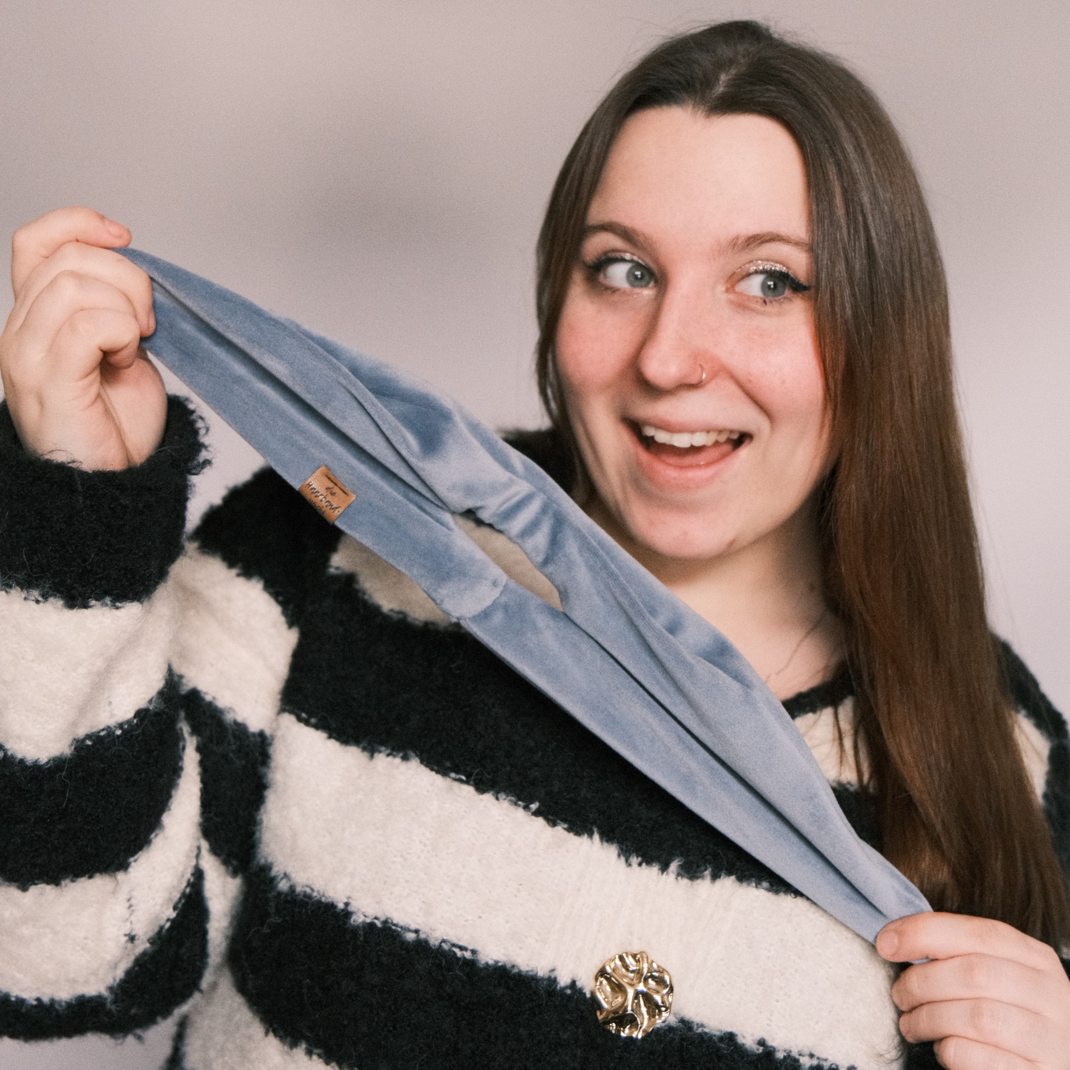 Dutti - Samt Eisblau