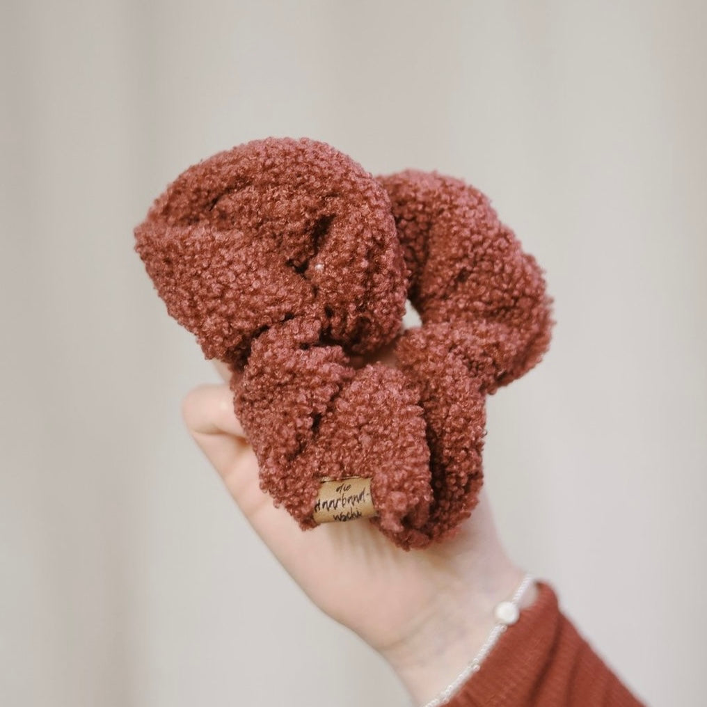 Scrunchie Teddy Rouge