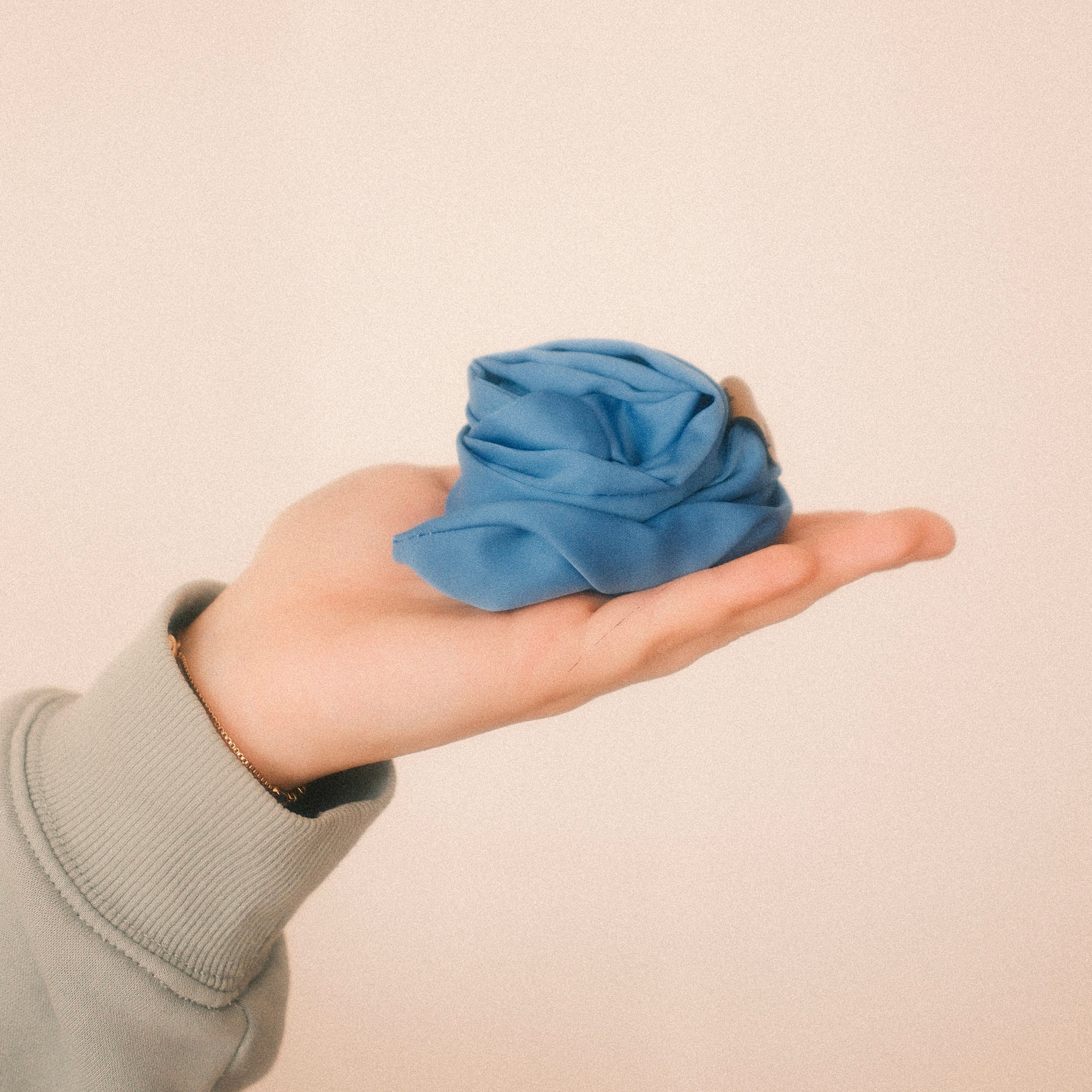Dutti - Satin Mittelblau