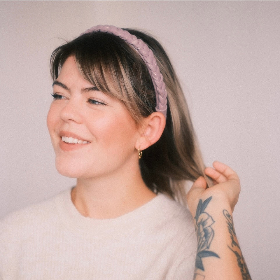 Leni - Glitzer Flieder