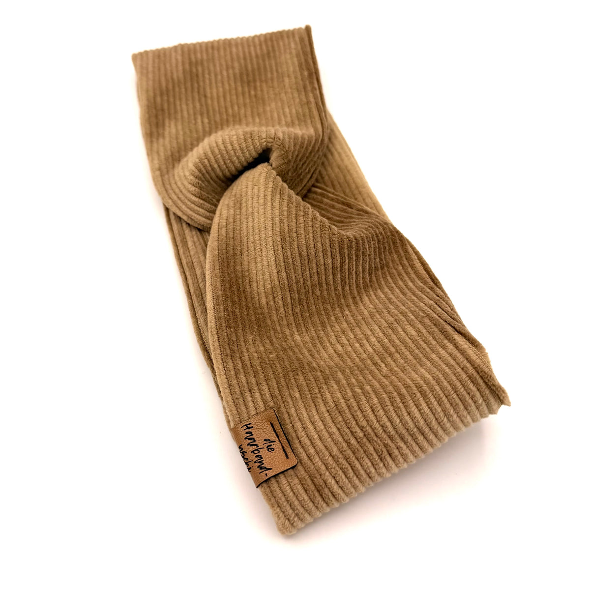 Basic Haarband - Cord Khaki