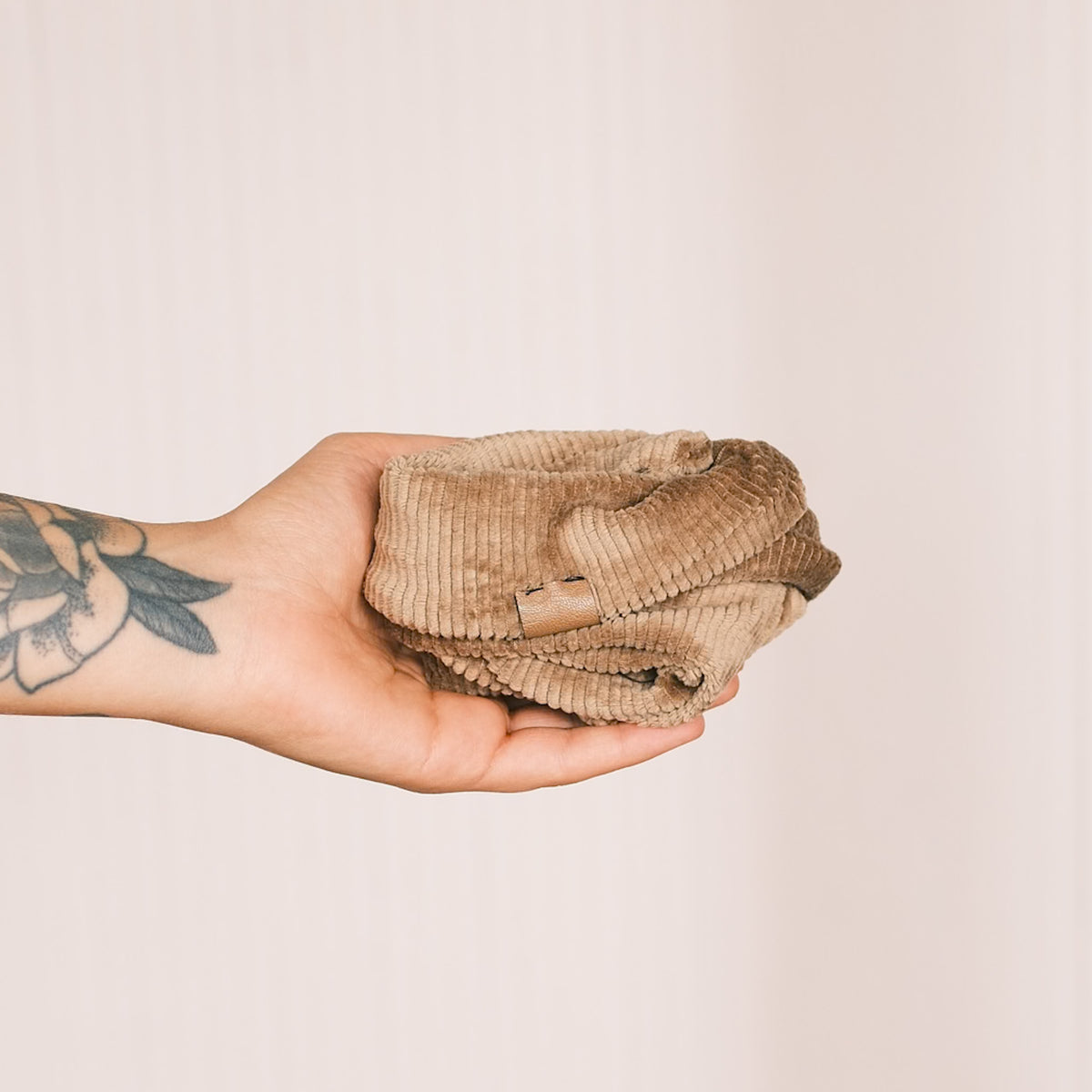 Drahthaarband breit - Cord Khaki