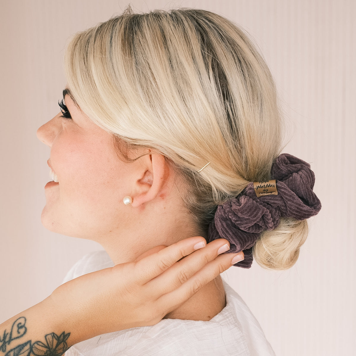 Scrunchie - Cord Lila