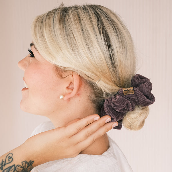 Scrunchie - Cord Lila