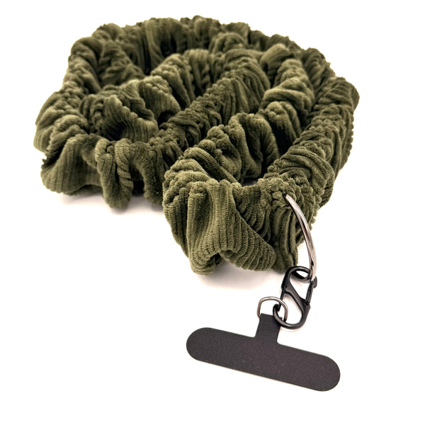 Handykette - Cord Waldgrün