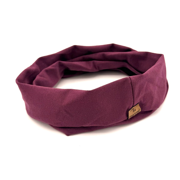 Sportband breit - Granatrot