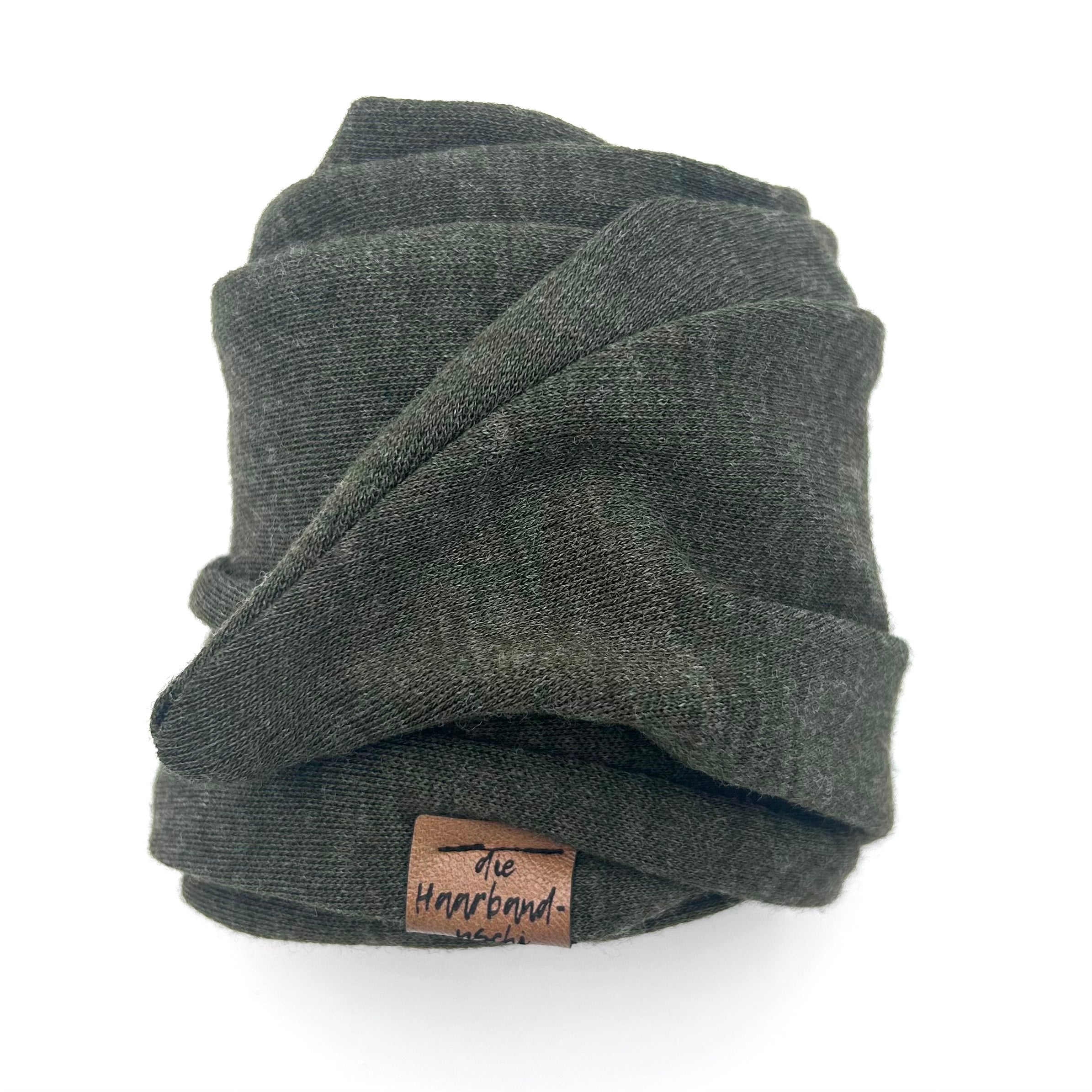 Drahthaarband breit - Warm Khaki