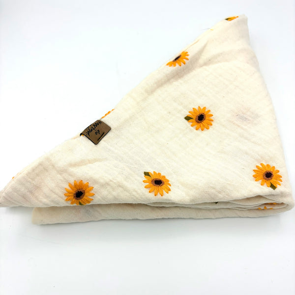 Bandana - Sonnenblume Creme
