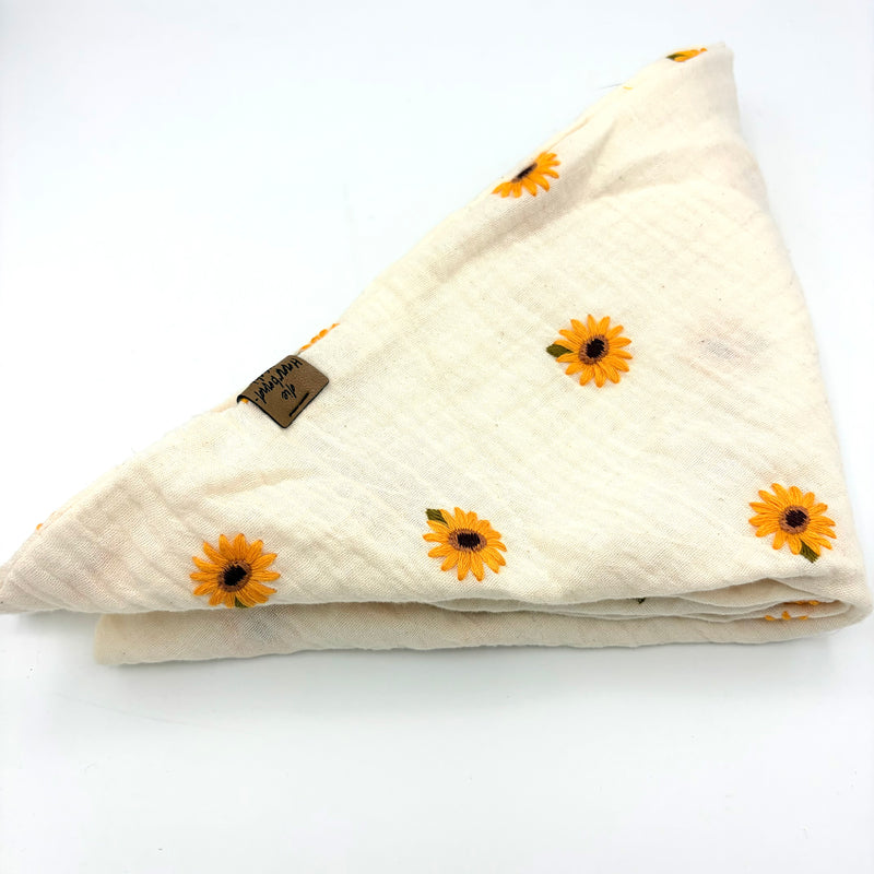 Bandana - Sonnenblume Creme