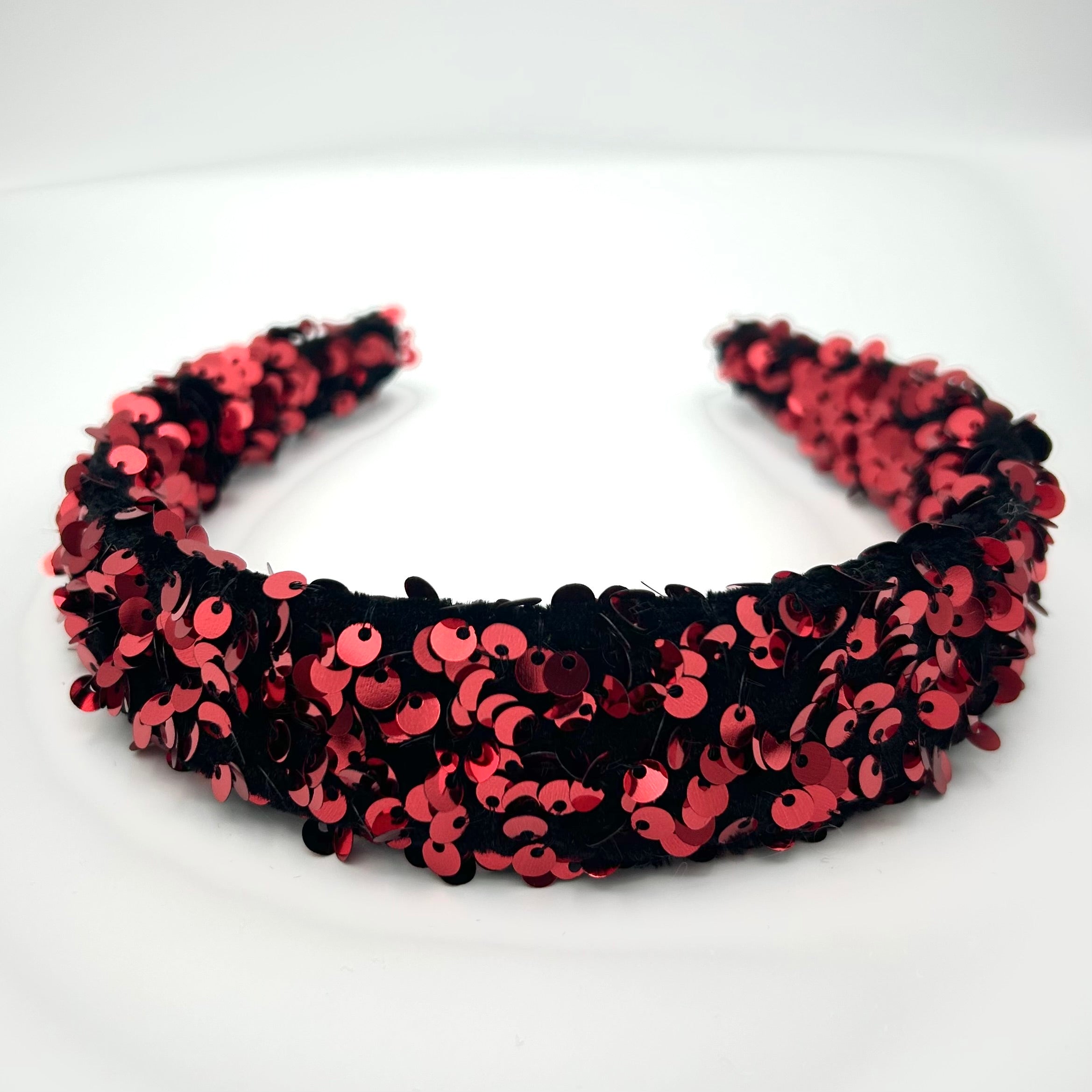 Anne Pailletten Rot Haarreif