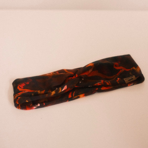Basic Haarband - Herbstzauber Orange