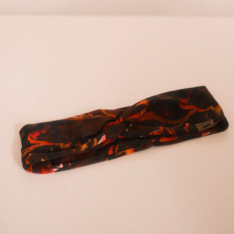 Basic Haarband - Herbstzauber Orange
