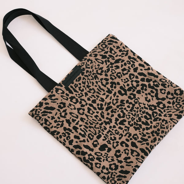 Shopper - Leo Cord Taupe