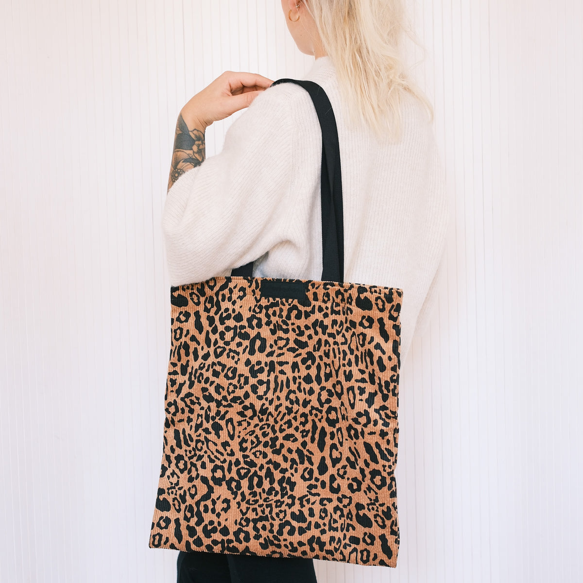 Shopper - Leo Cord Camel
