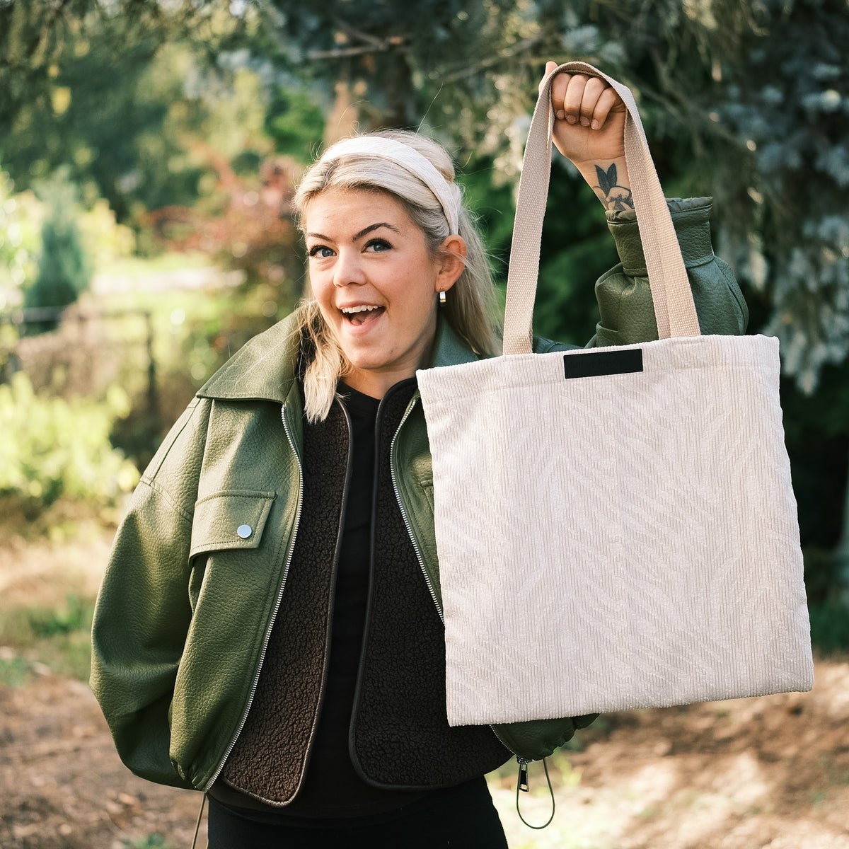 Shopper - Zebra Weiß