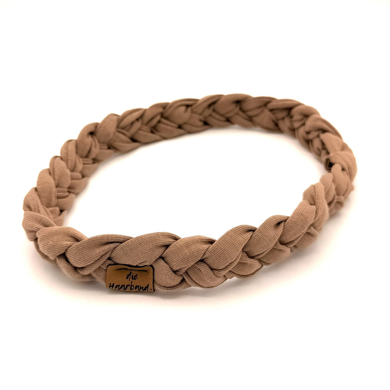 Haarband Geflochten – Dünenbeige