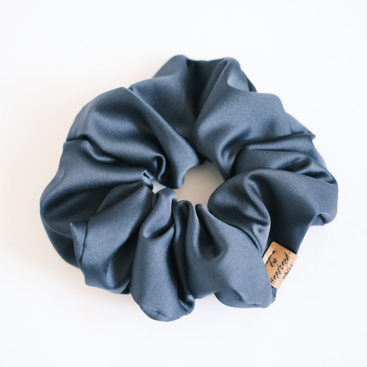 Big Scrunchie - Satin Dunkelblau