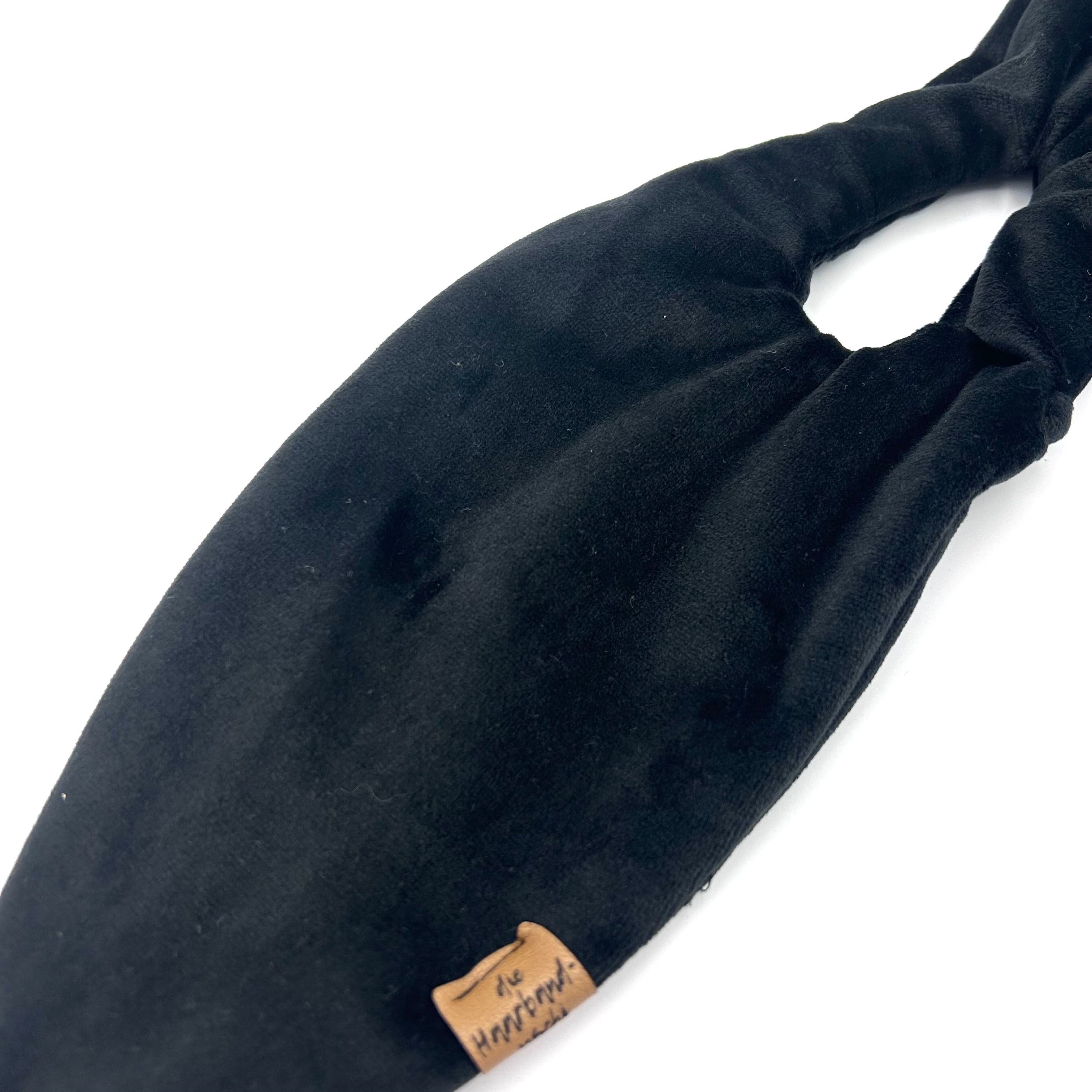 Dutti - Samt Schwarz Onyx