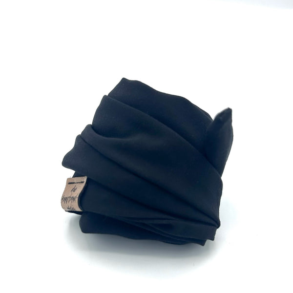 Drahthaarband Schmal - Soft Touch Schwarz