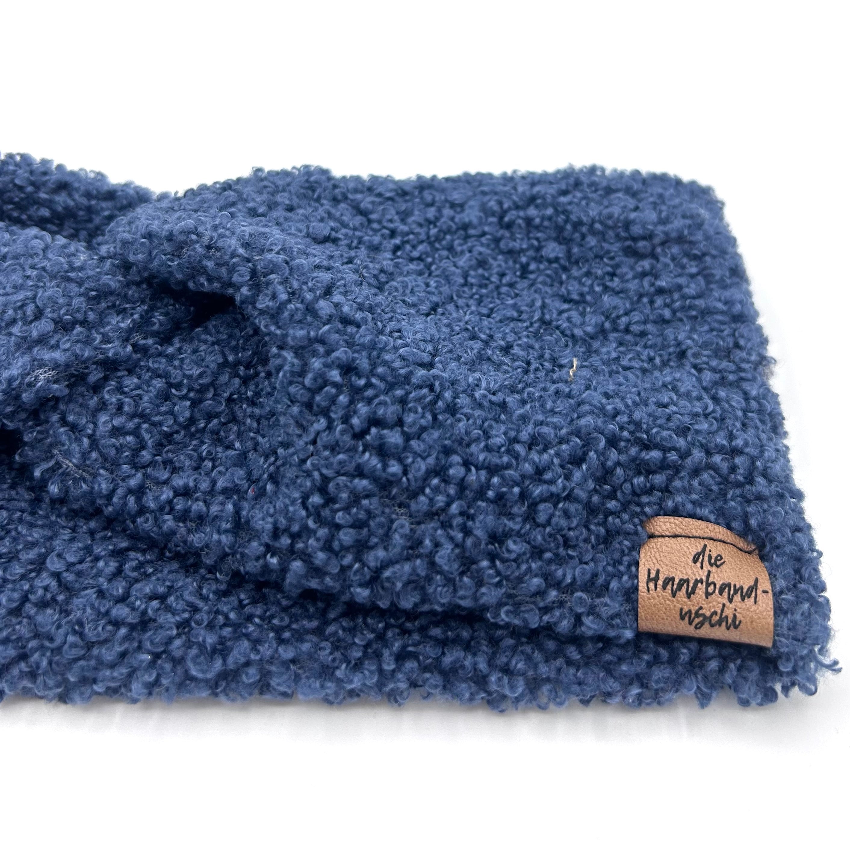 Basic Haarband - Teddy Blau