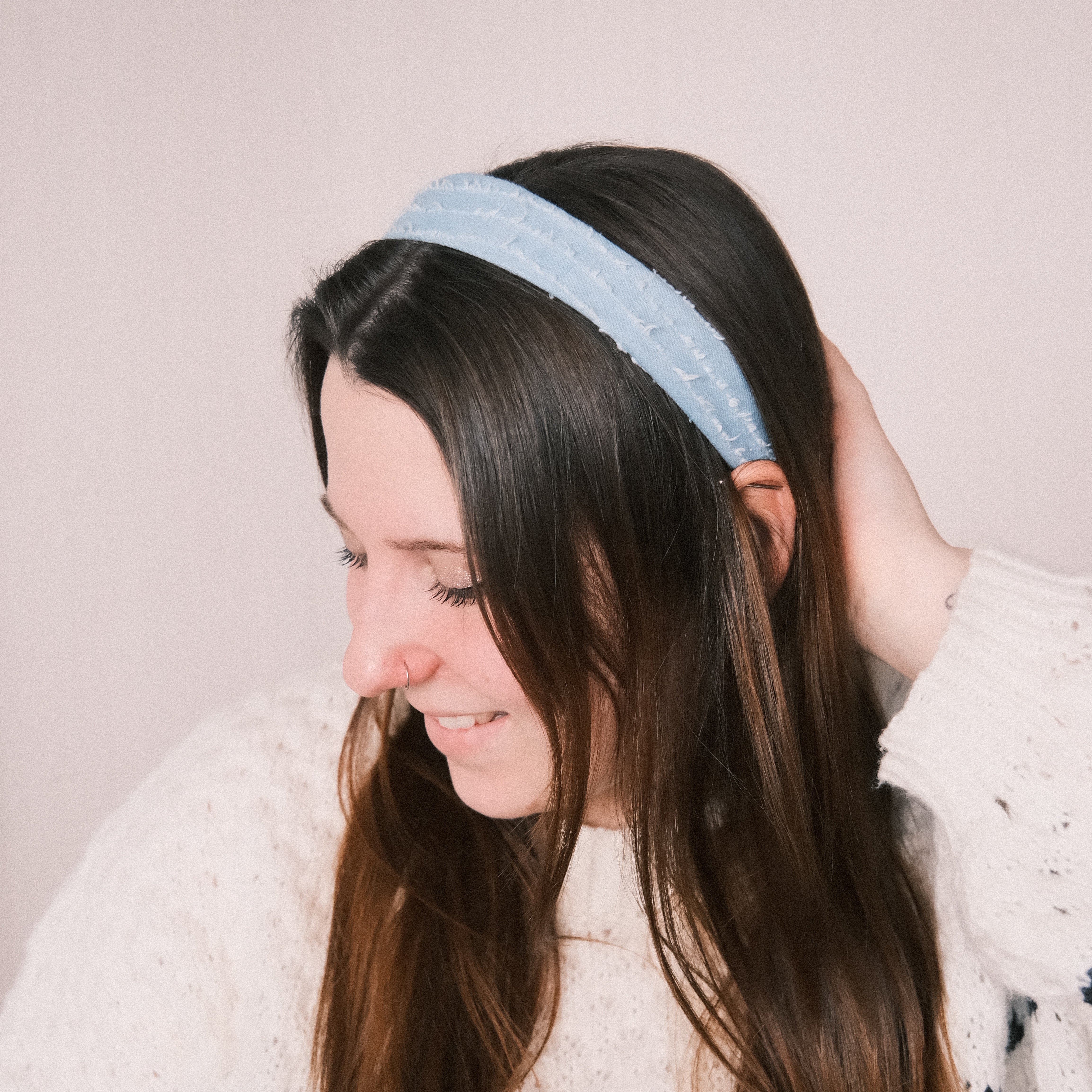 Anne - Jeans Streifen Hell