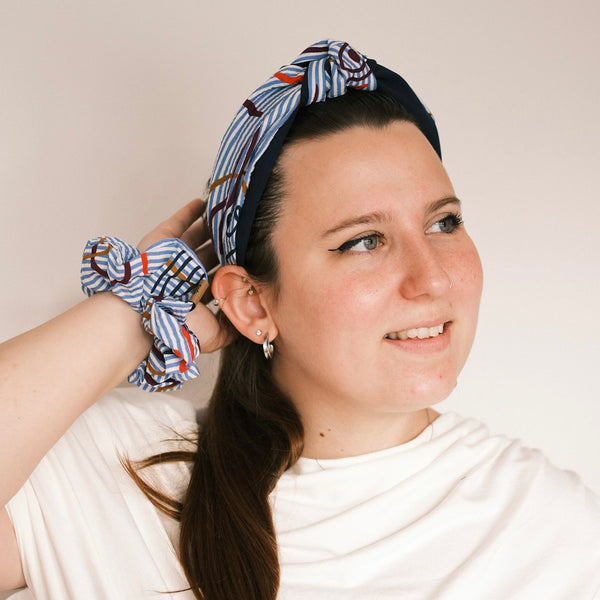 Big Scrunchie - Ocean Flow