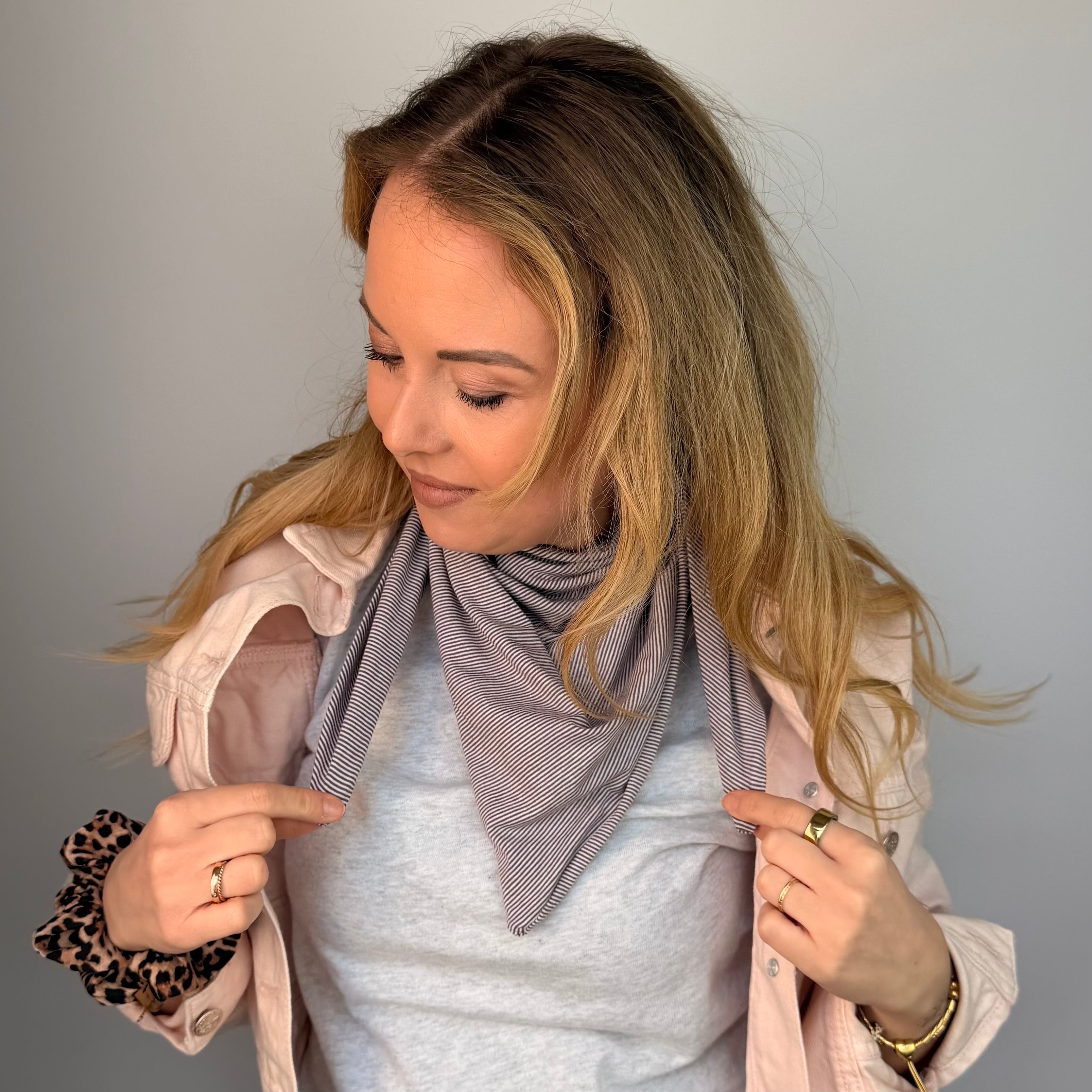 Bandana - gestreift Beere