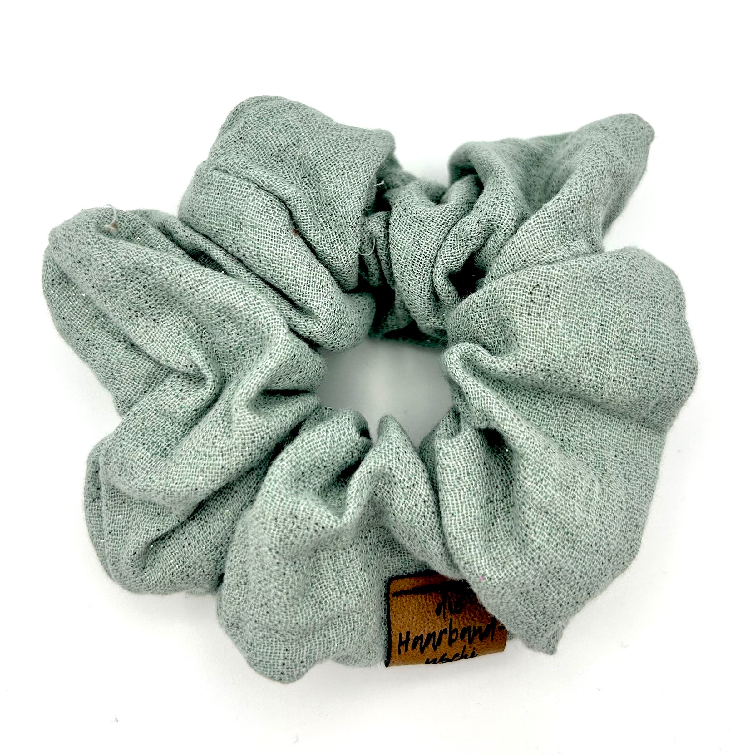 Scrunchie Glitzer Mint